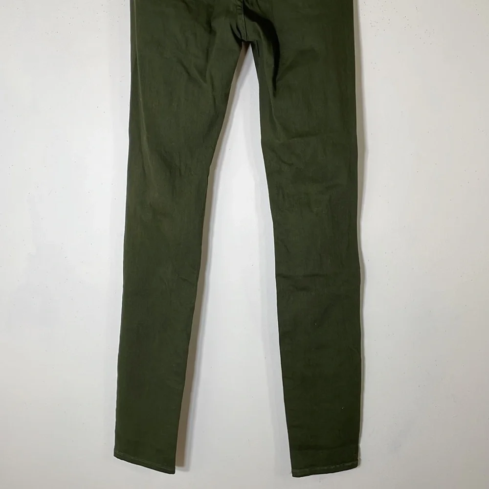 NWT. Fashion Nova Glistening Jeans in Olive Green. 11 - Picture 11 of 11